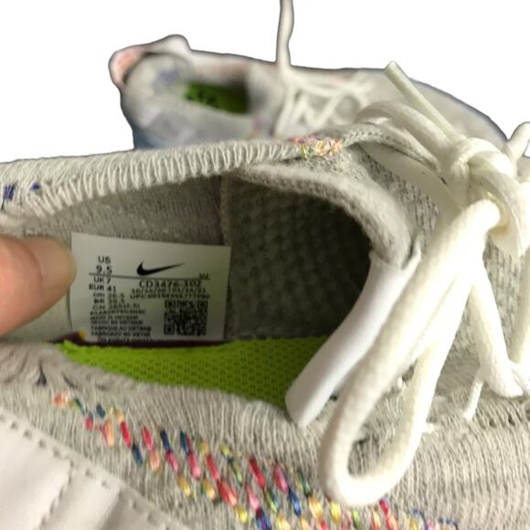 Nike Space Hippie 04 Lifestyle Shoes Womens Sneakers 9.5 Gray Baby Blue Lace Up - Picture 5 of 9